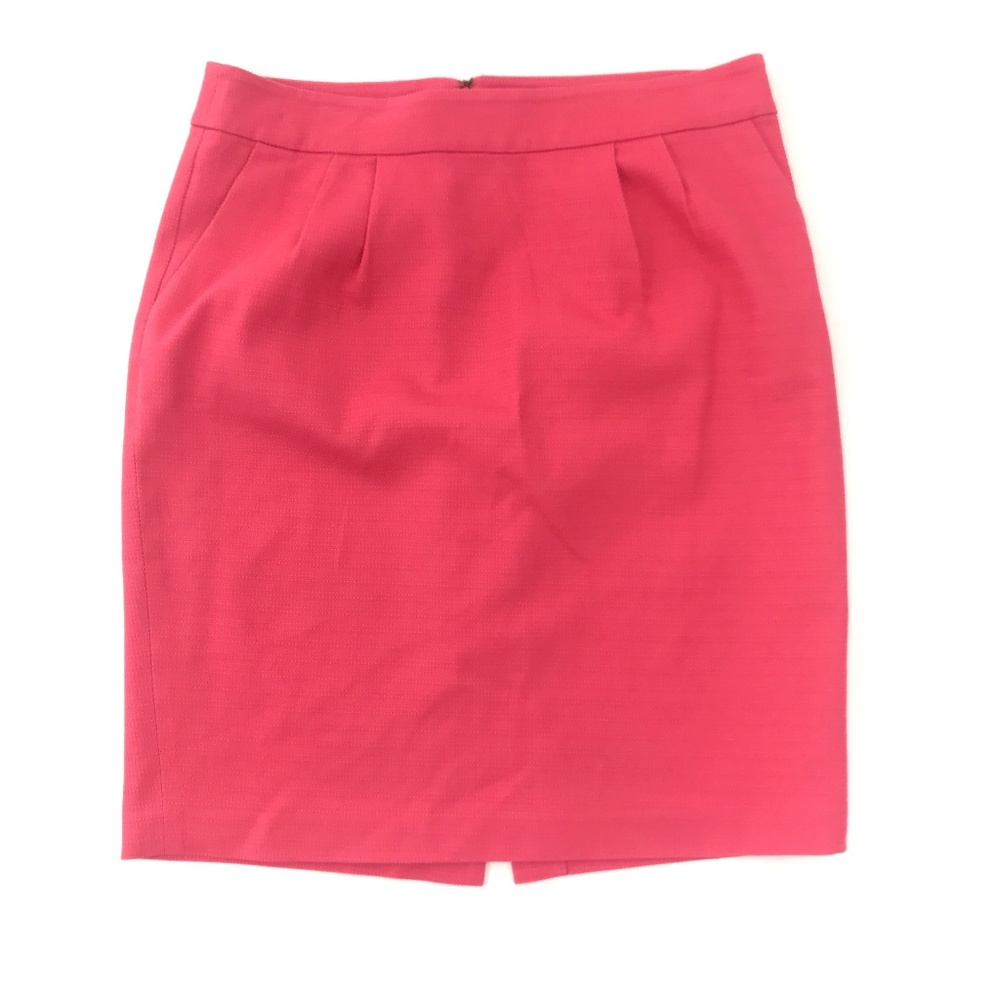 Banana Republic Skirt Pink Pencil Size 12 Pockets!